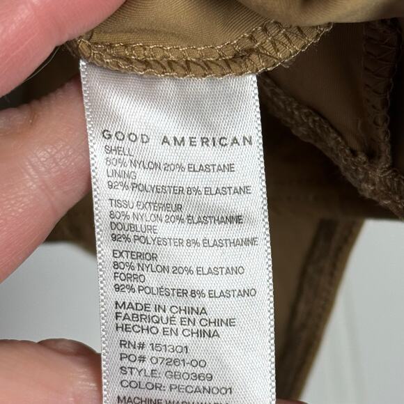 Good American Scuba U Corset Bodysuit in Pecan Women’s Size 3 - Picture 8 of 10